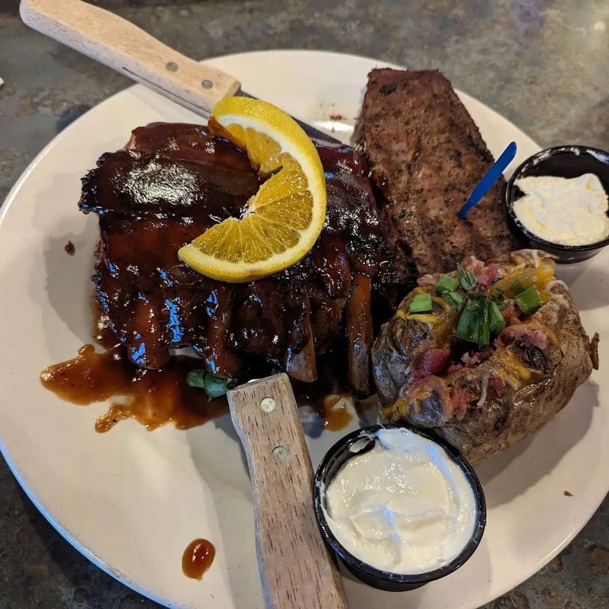 Steak and Ribs