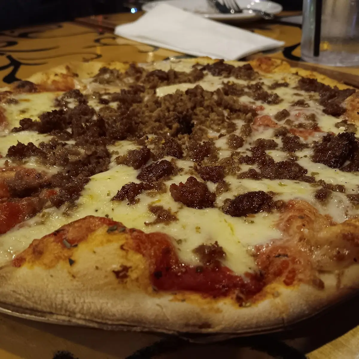 Sausage Pizza Slice
