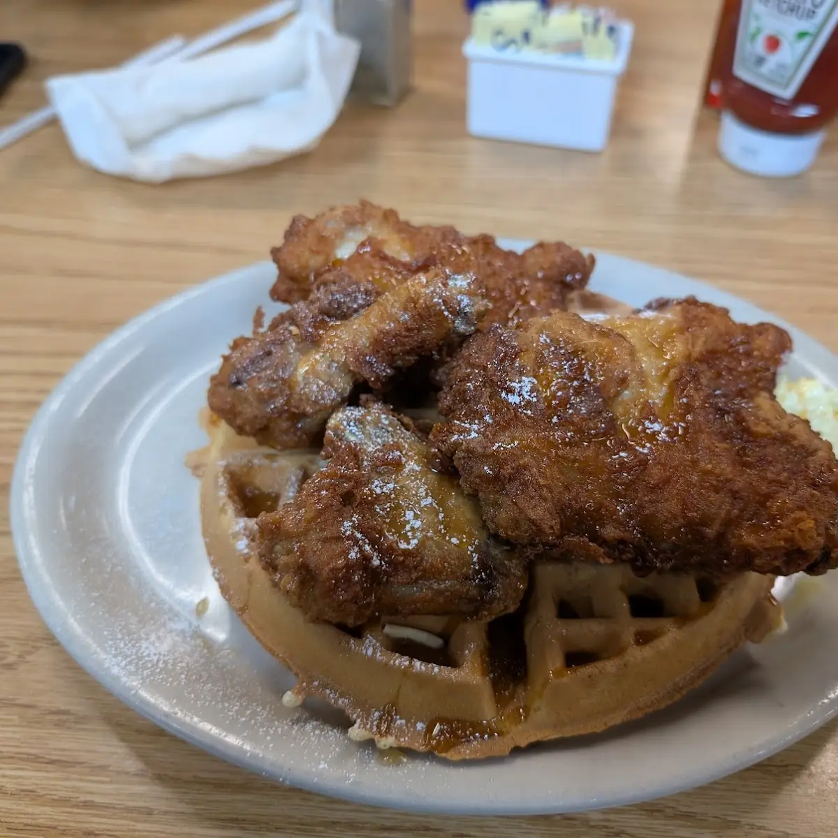 4pc Fried Chicken & Waffle