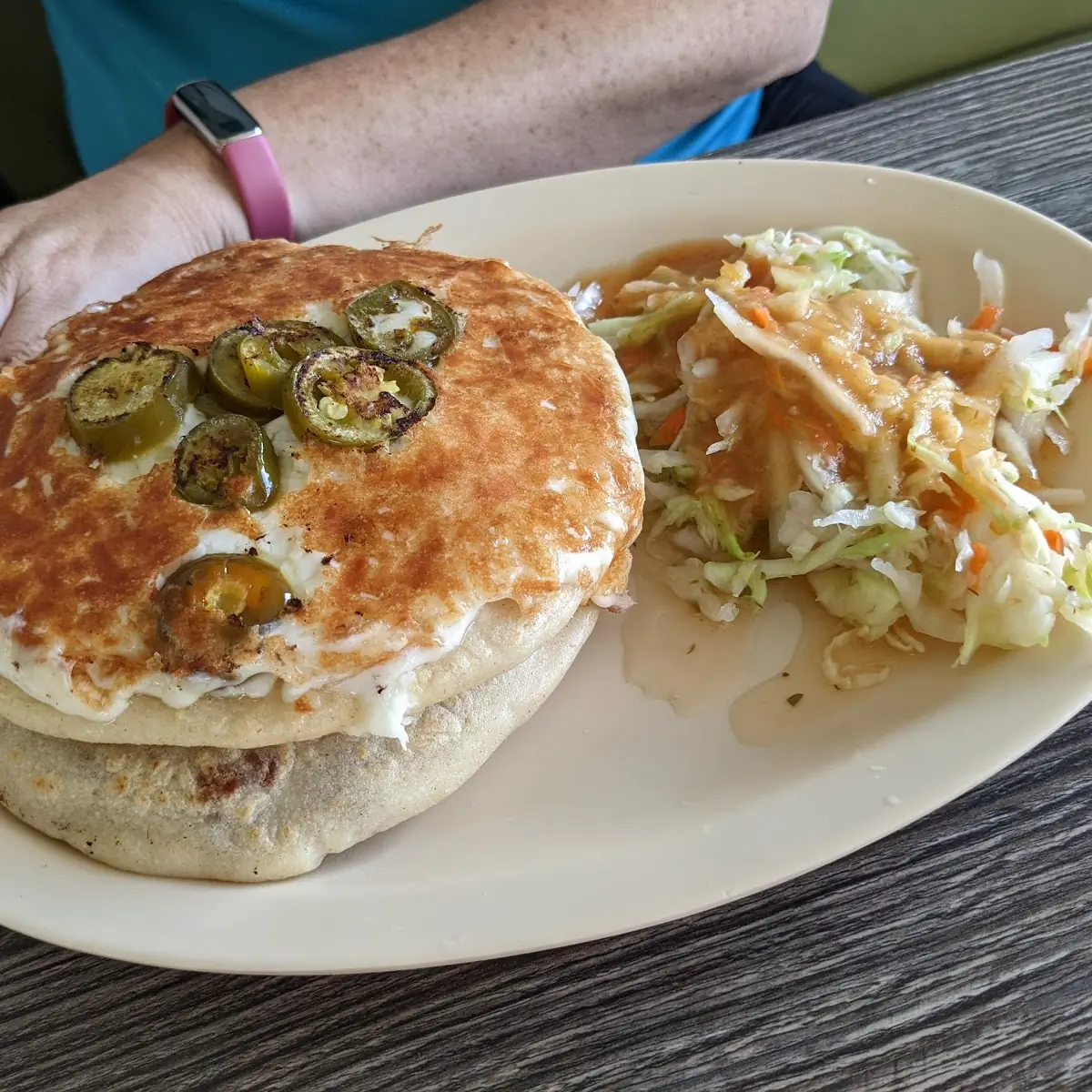 Pupusas Revuelta and Cheesy