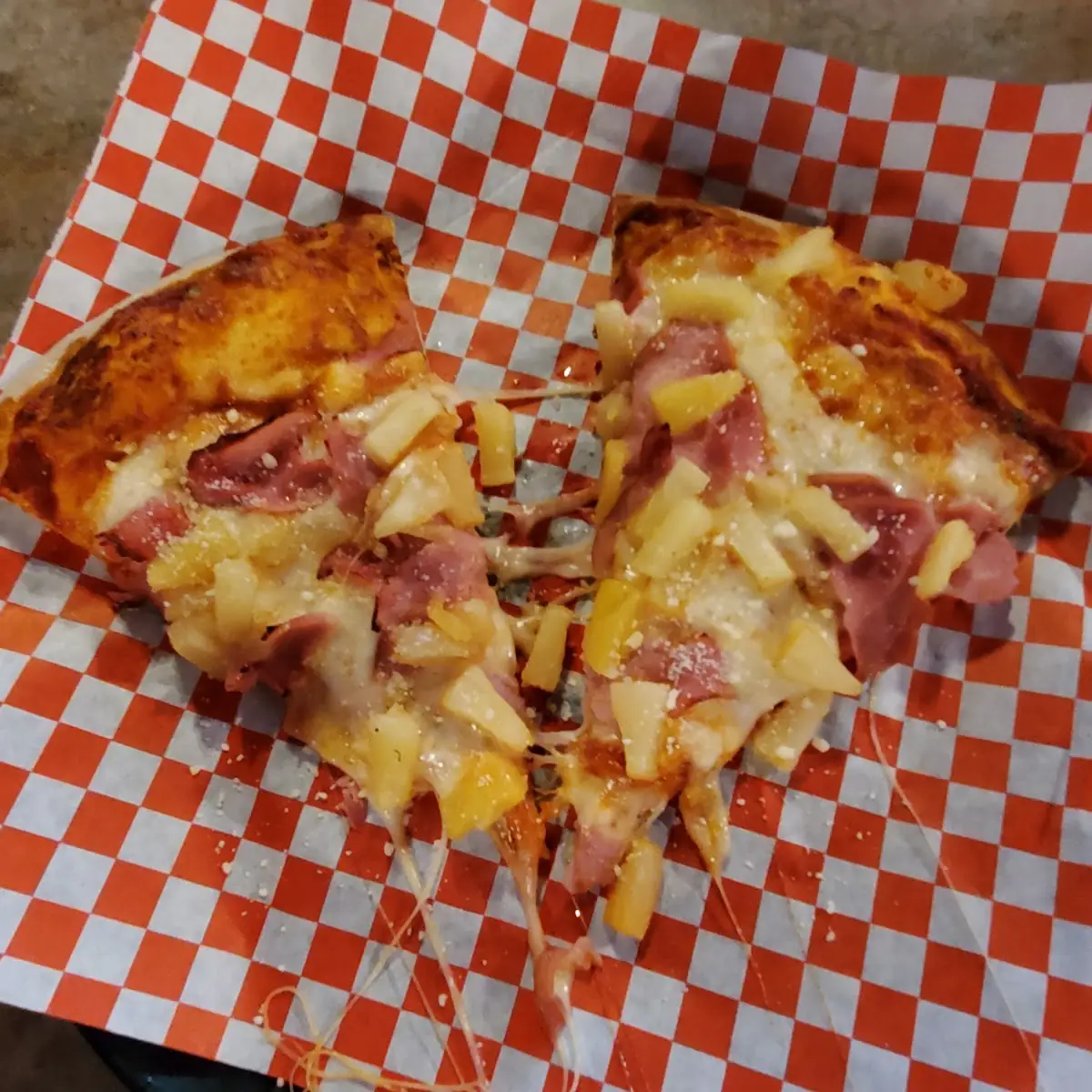 Hawaiian Pizza Slice