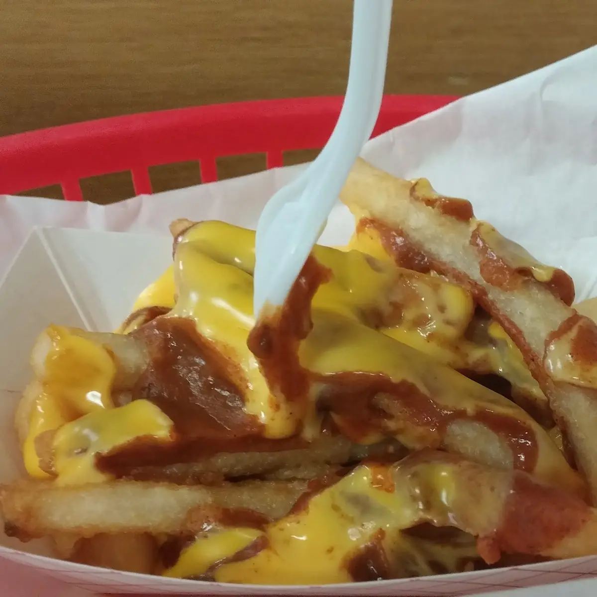 Red Chile Cheese Fries