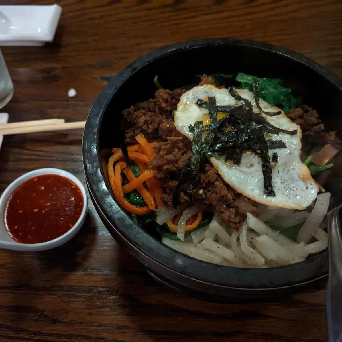 Stone Pot Beef Bibimbap