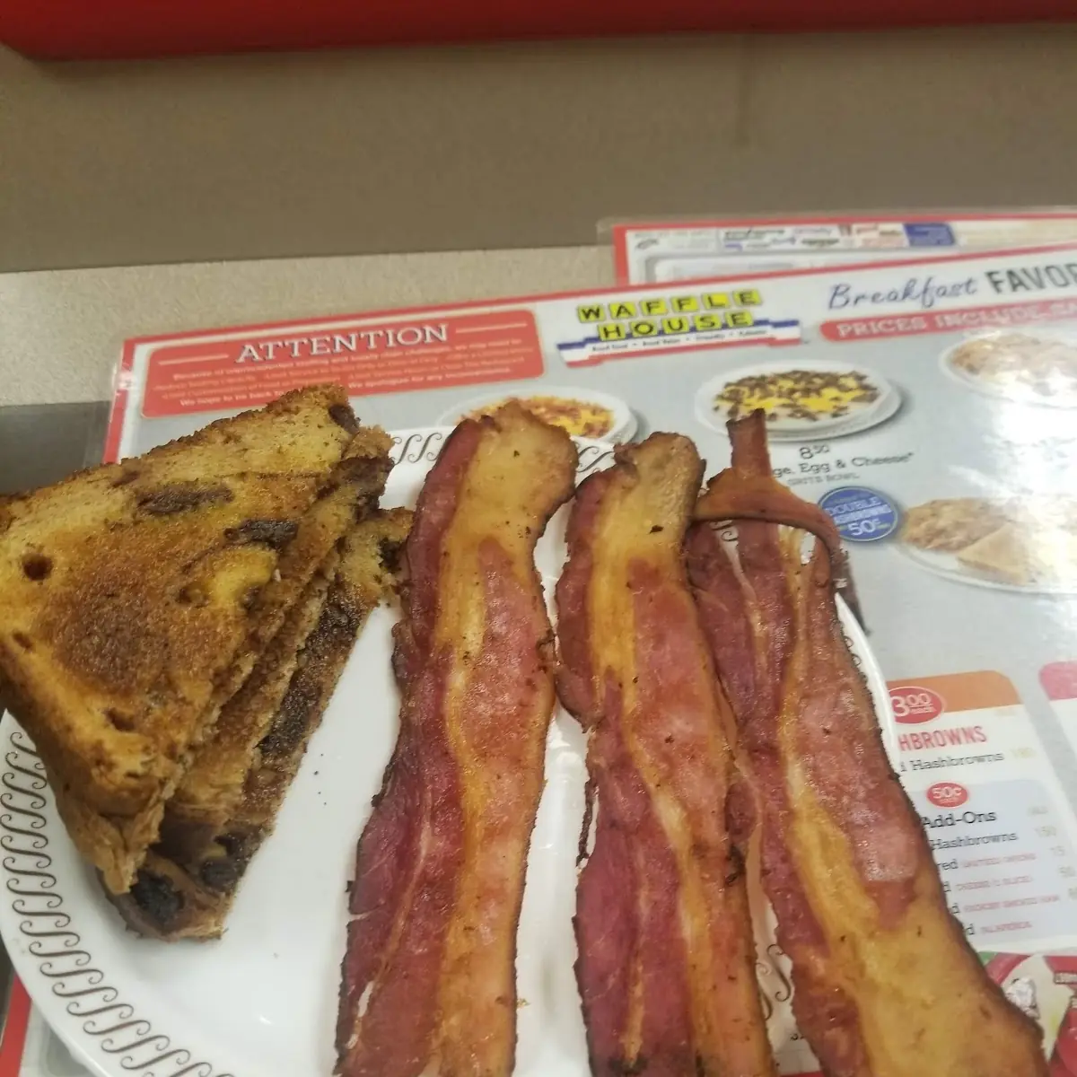Bacon and Raisin Toast