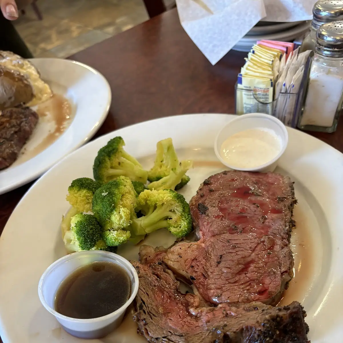 Prime Rib Steak Dinner