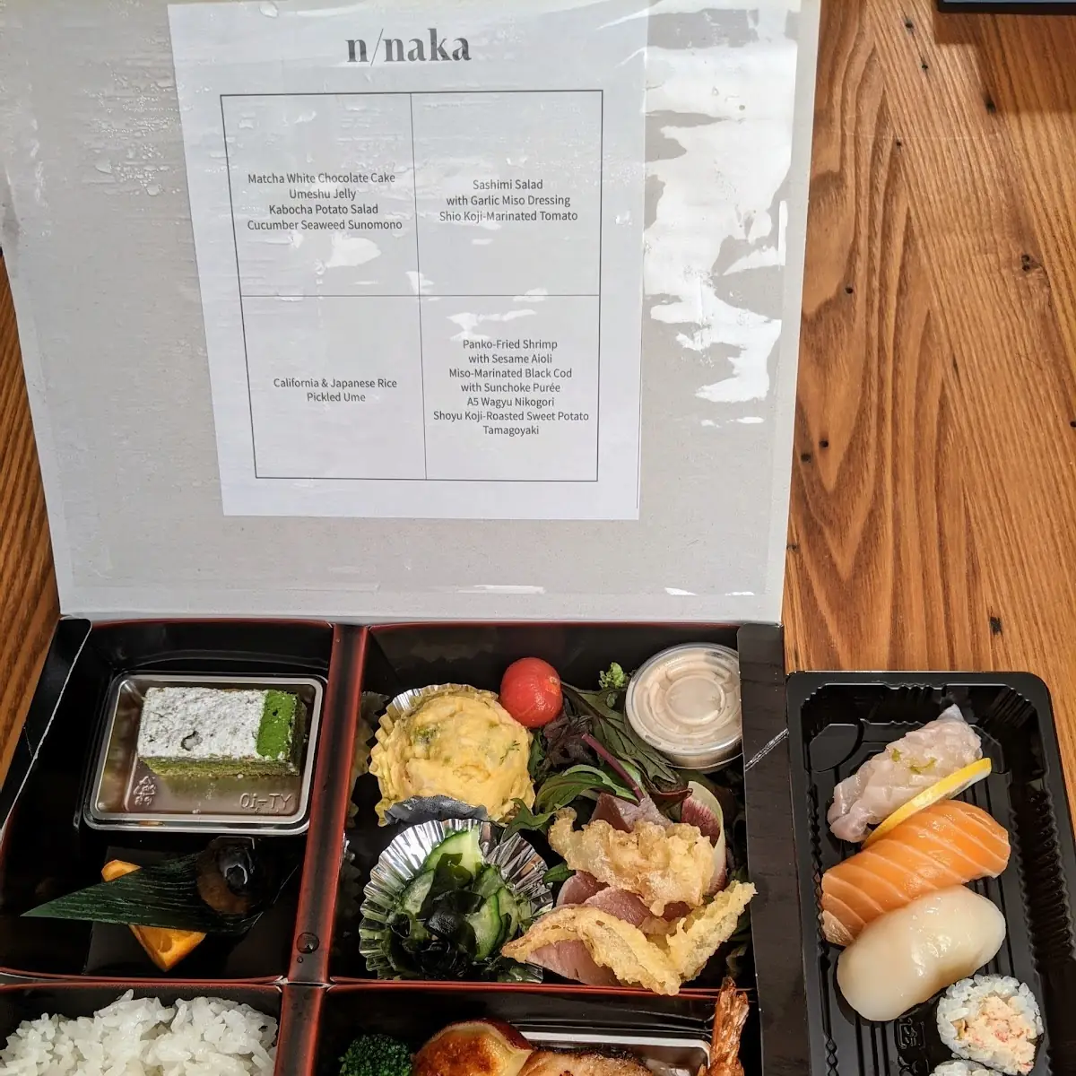 Bento Box with Sushi
