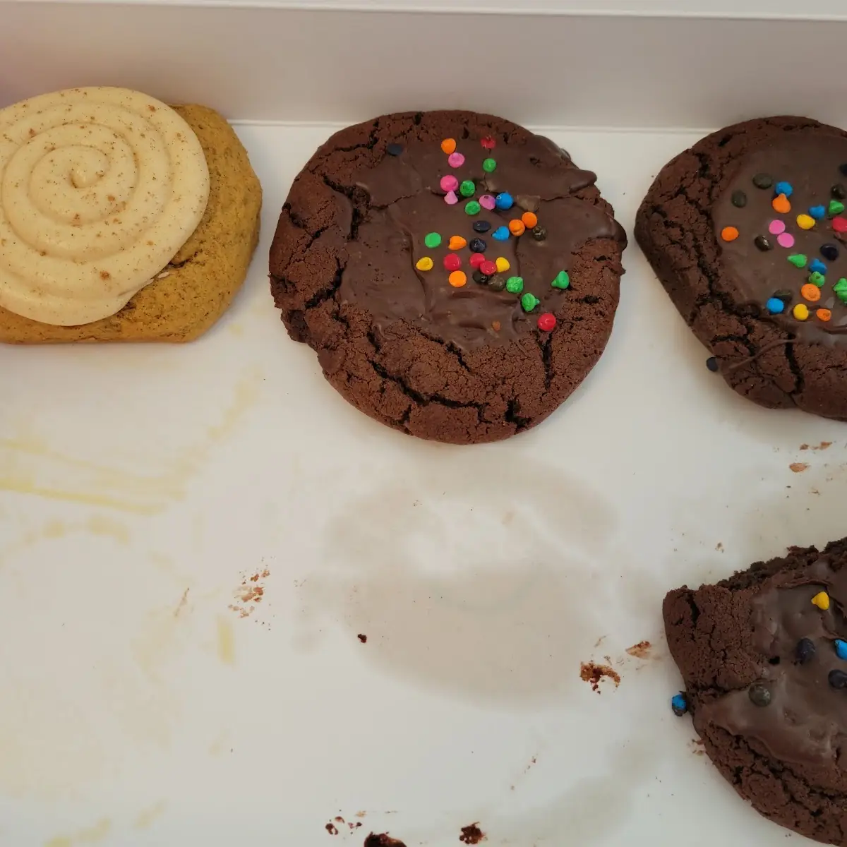 Pumpkin Caramel Cookie and Chocolate Cookie