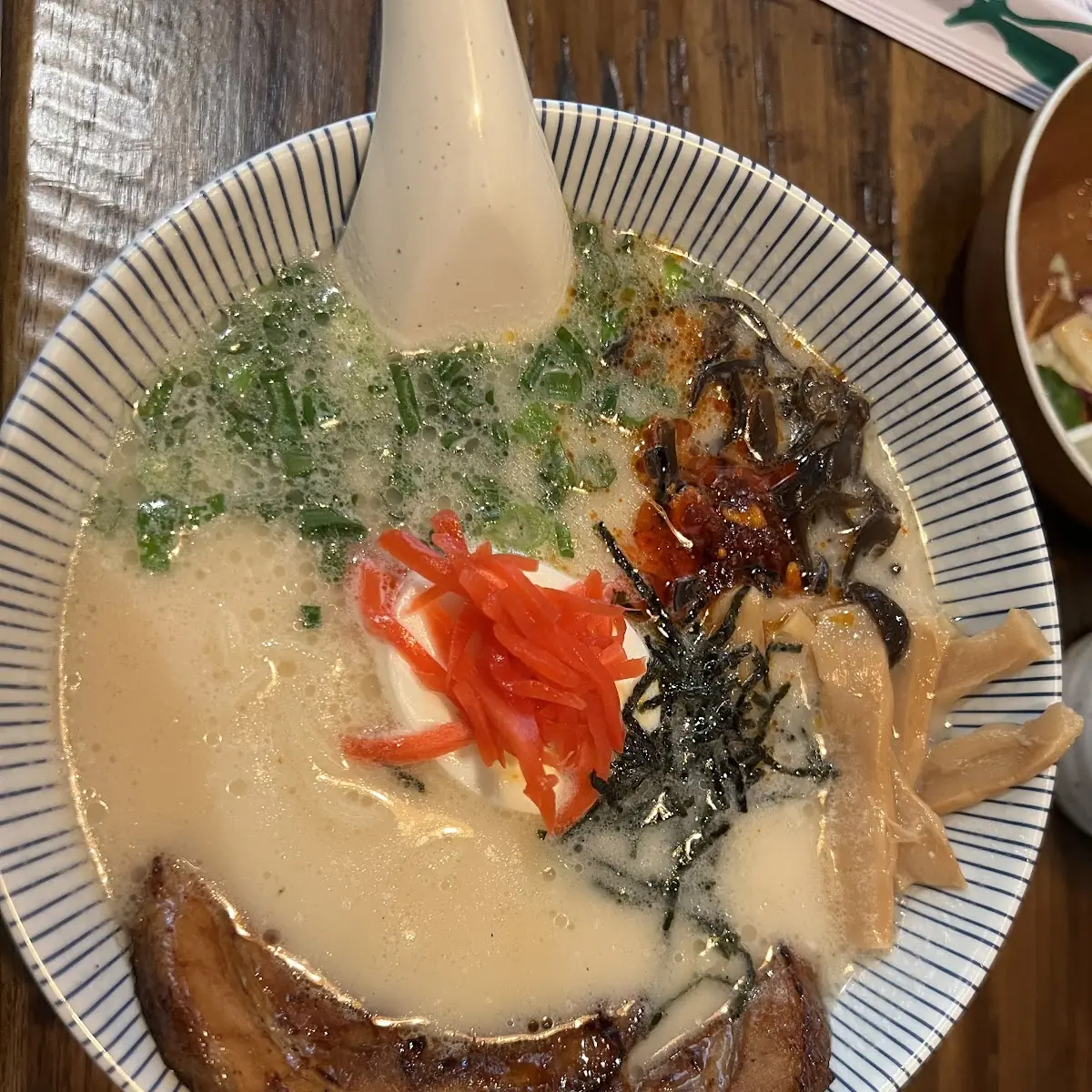 Tonkotsu Ramen with Seaweed
