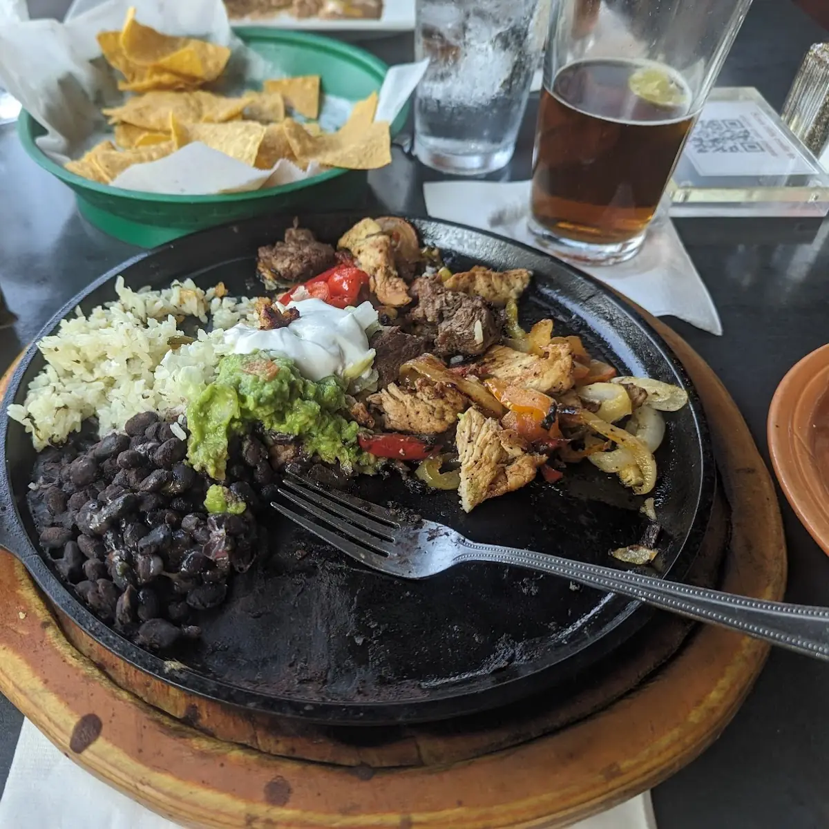 Steak and Shrimp Fajitas