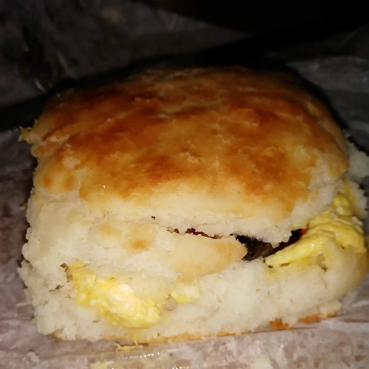 Bacon Egg and Cheese Biscuit