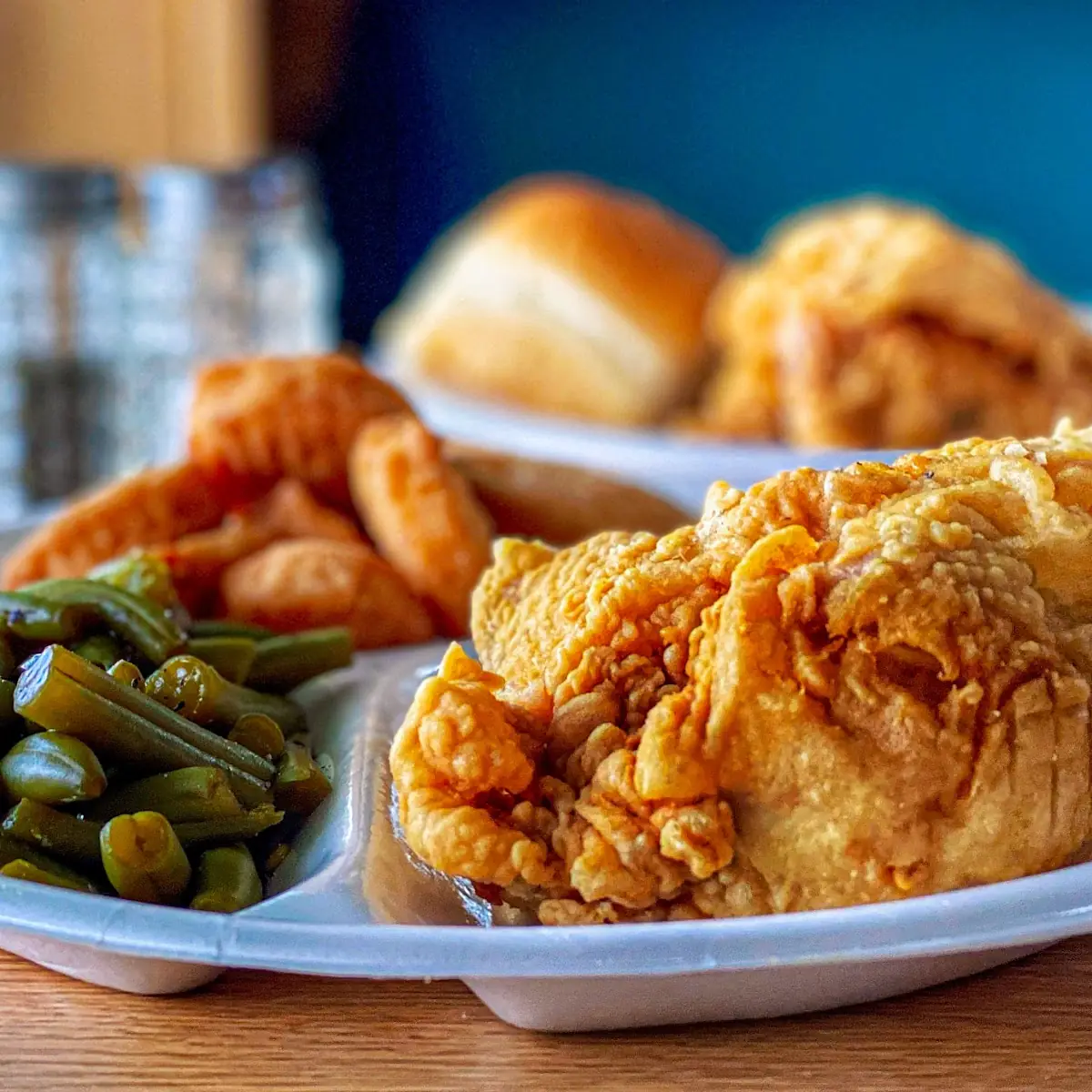Fried Chicken Green Beans