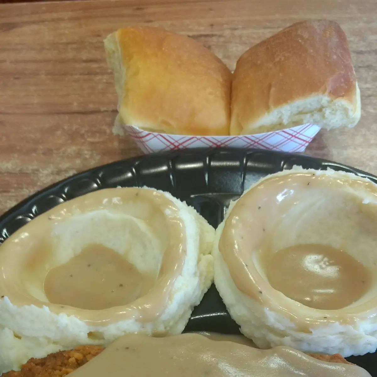 Double Steak and Double Mashed Potatoes and Gravy