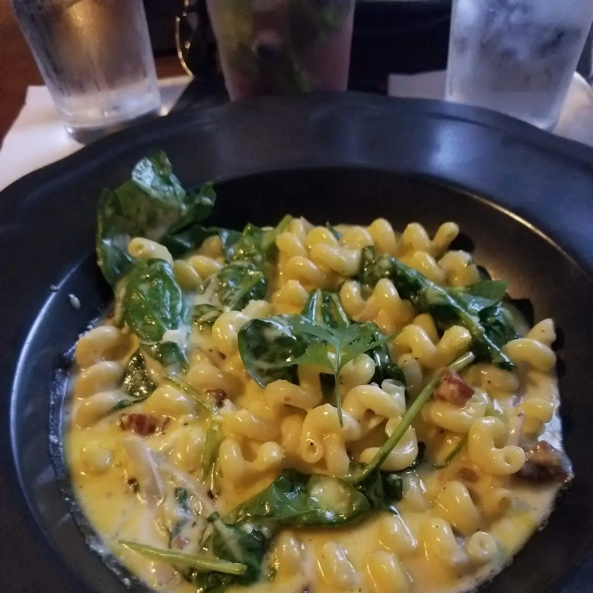 Pasta Carbonara with Yellow Goose Eggs