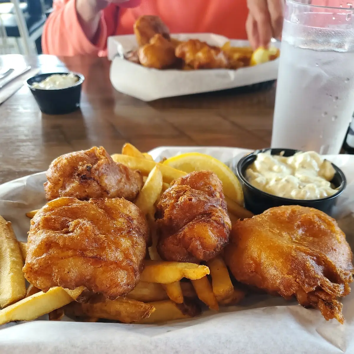 Fish and Chips with Coleslaw
