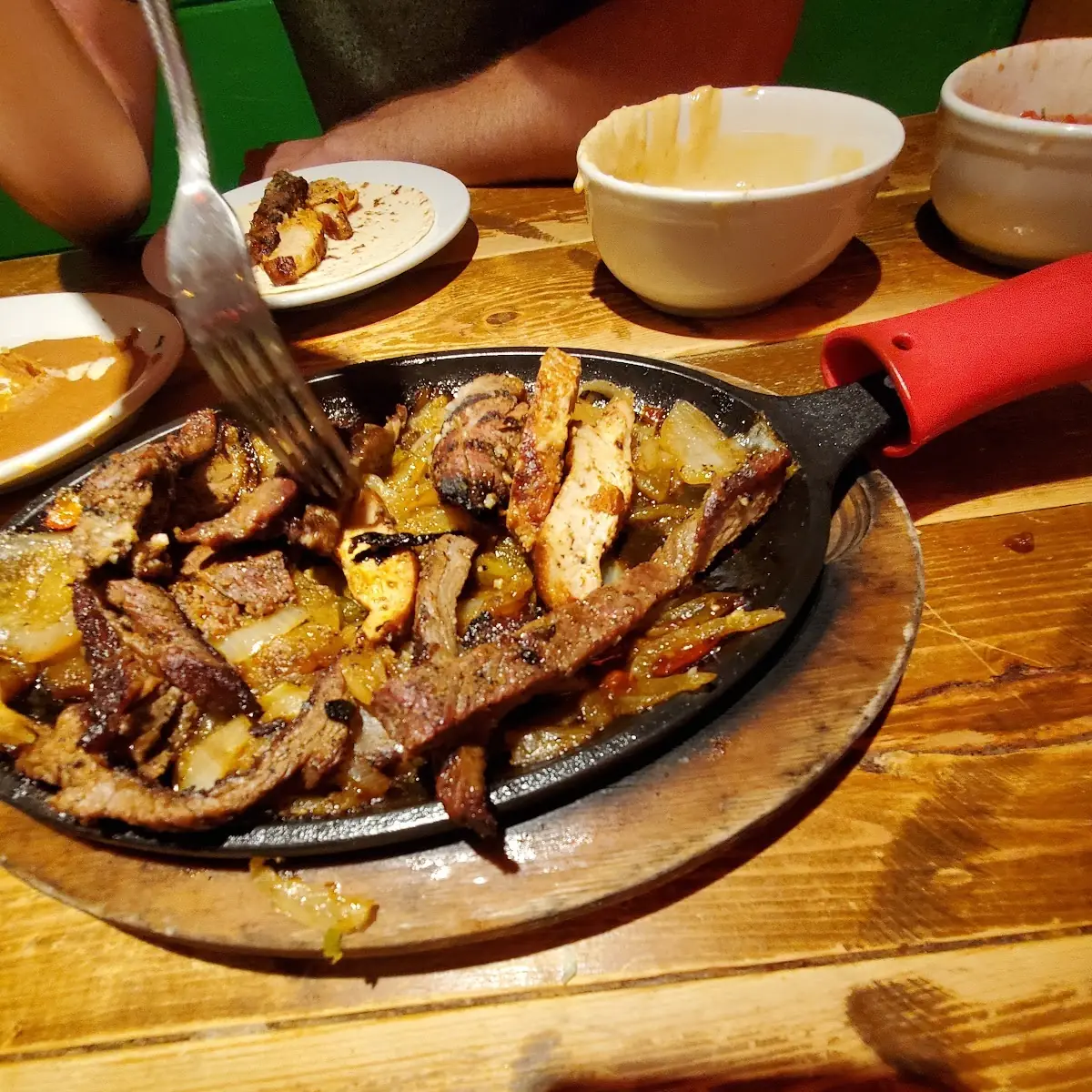 Chicken and Steak Fajitas