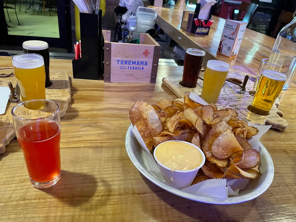 Chips and Beer Cheese