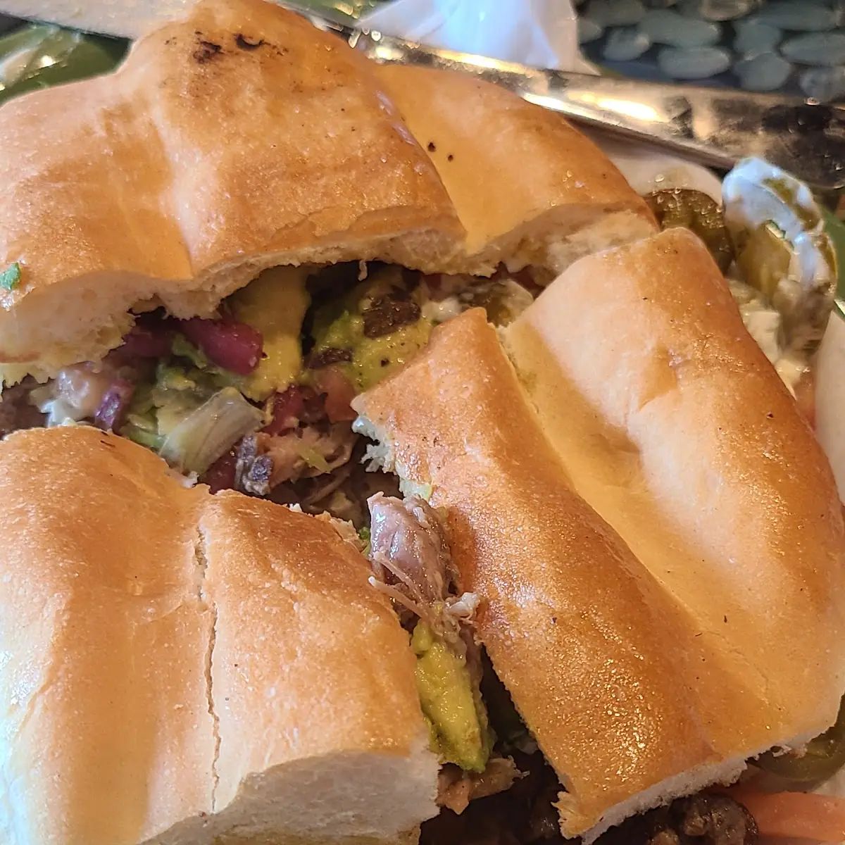 Pork Carnitas Torta