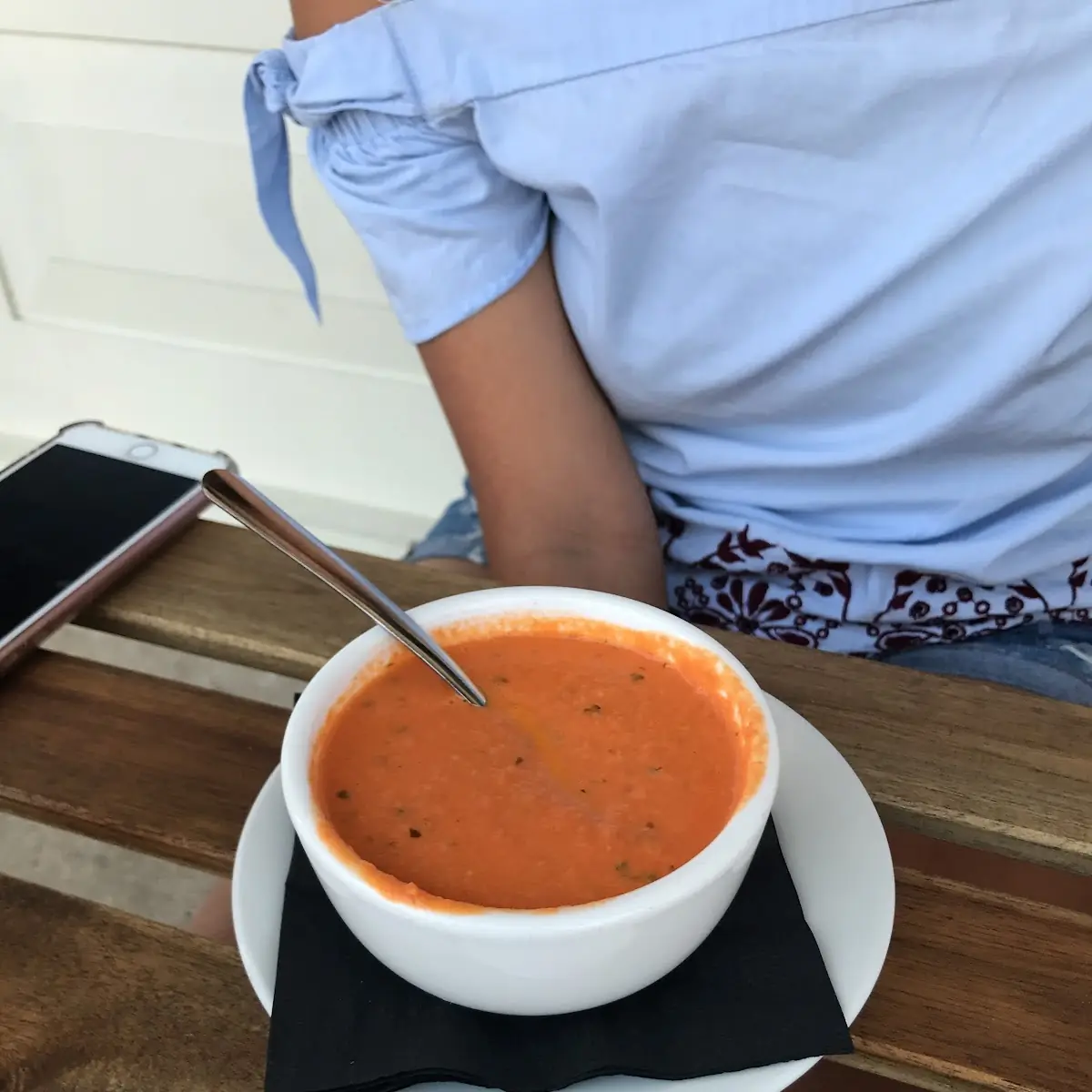 Bowl of Tomato Basil Soup