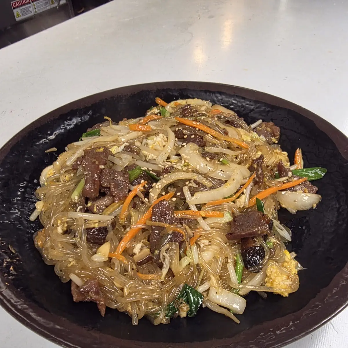 Japchae w Rice