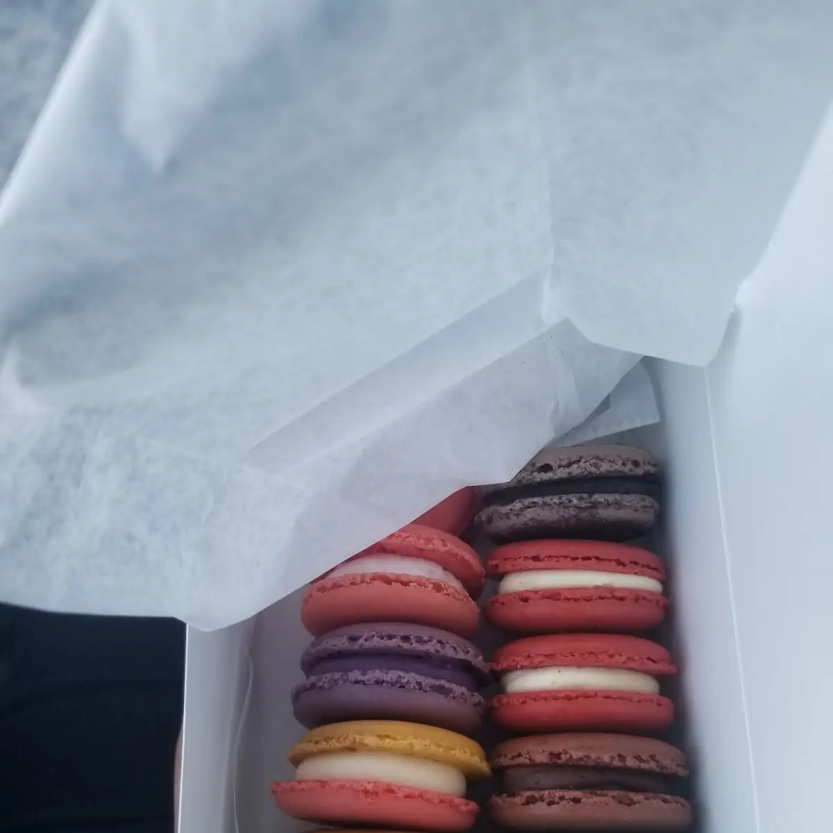 Various Flavors of Macarons