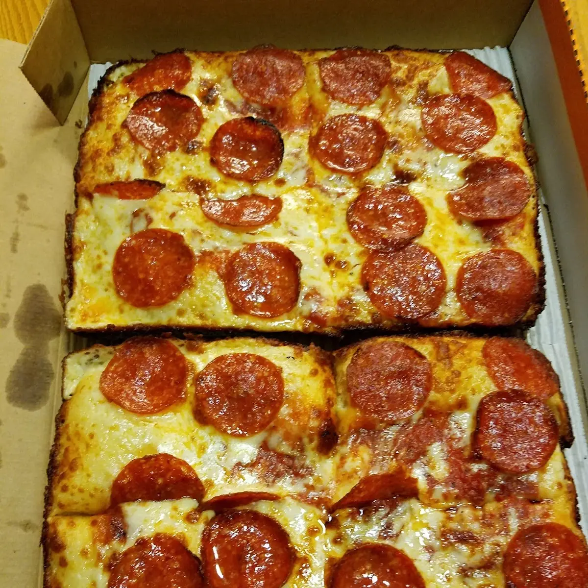 Deep Dish Pepperoni Pizza