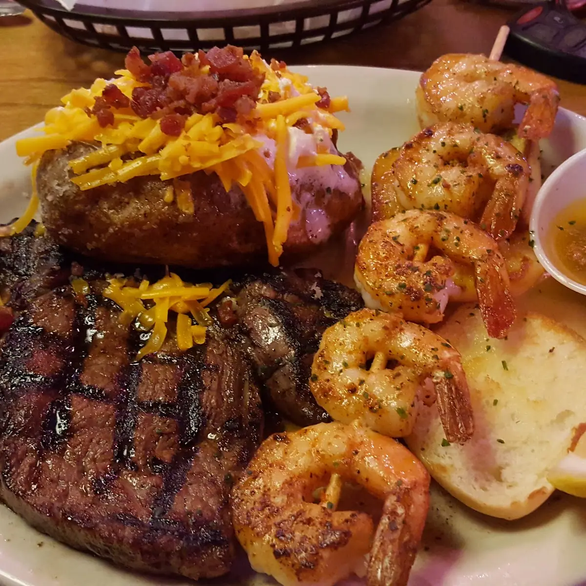 Grilled Shrimp Combo with 2 Sides