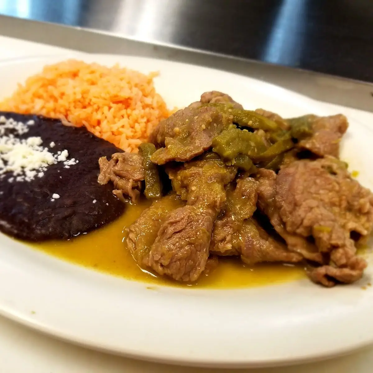 Bistec En Salsa Verde