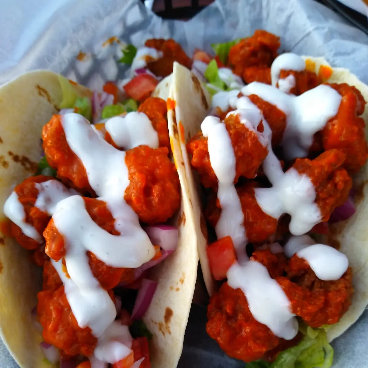 Buffalo Shrimp Tacos