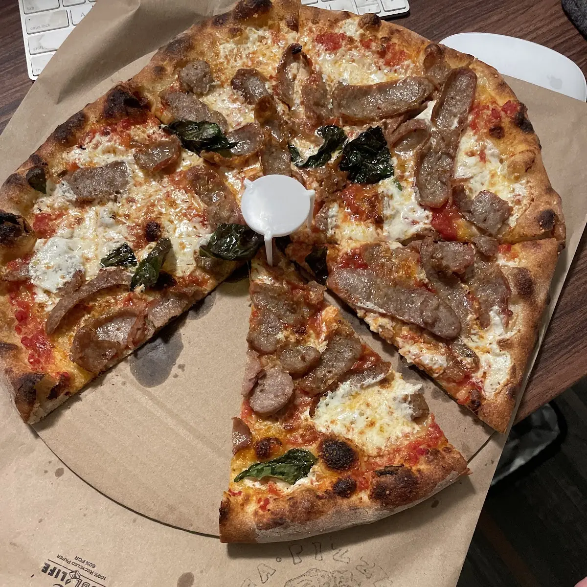 Meatball Pizza