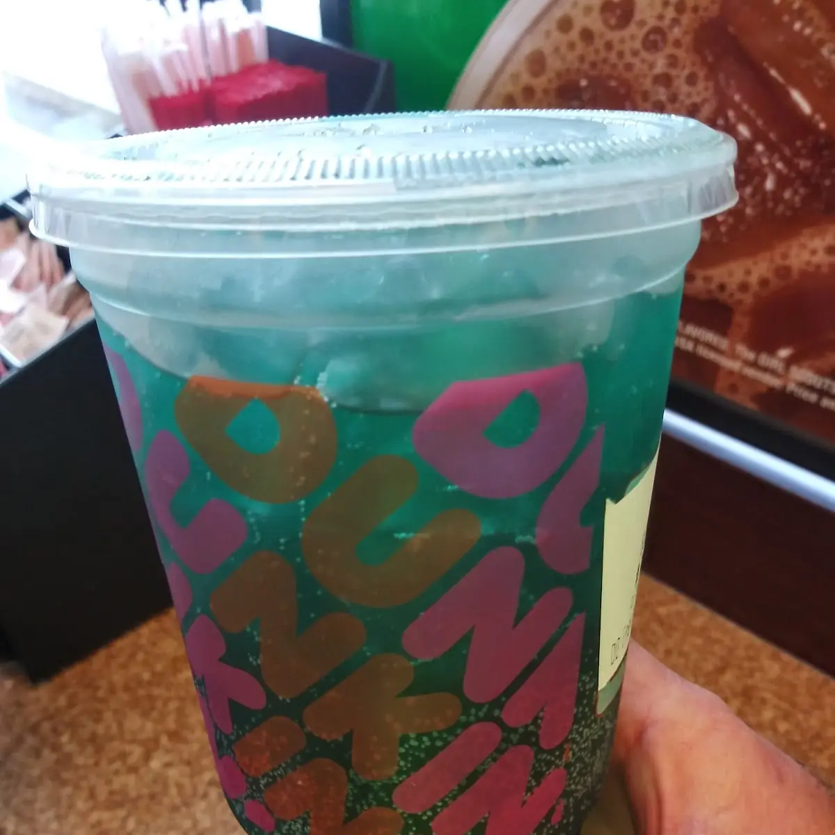 Blue Raspberry with Monster Energy Drinks