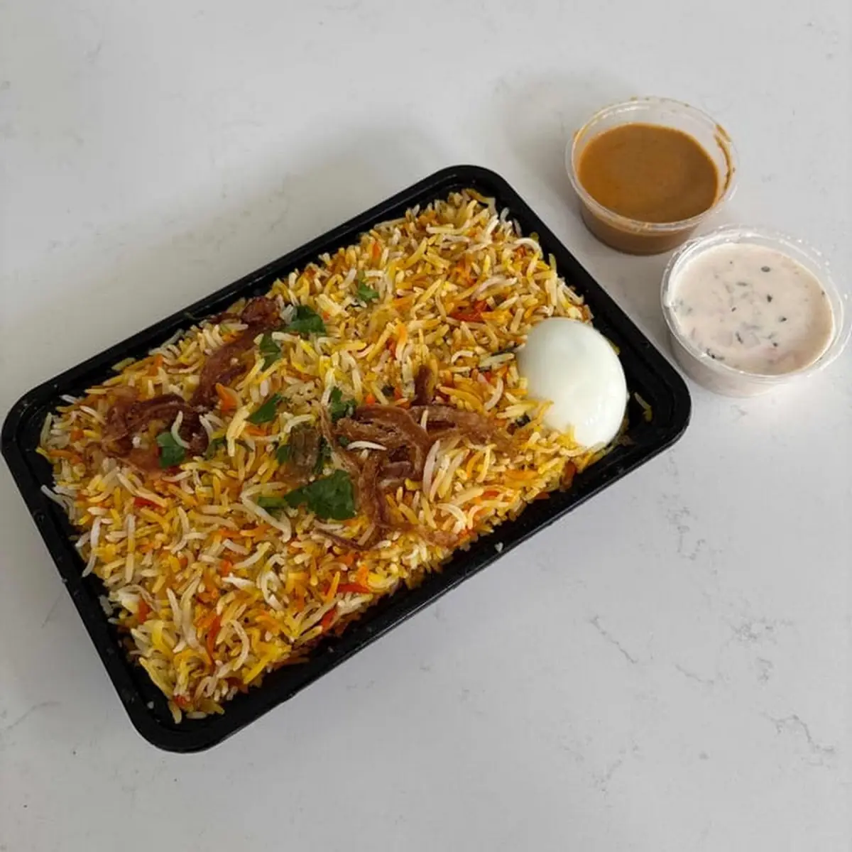 Lamb Biryani with Boiled Egg