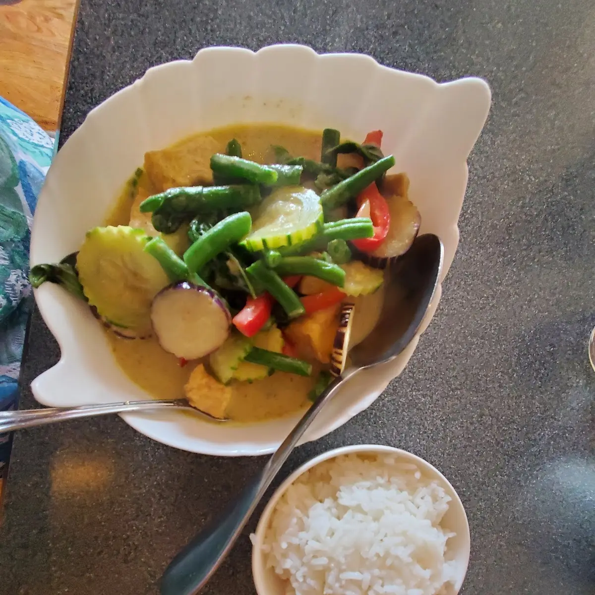 Green Coconut Curry