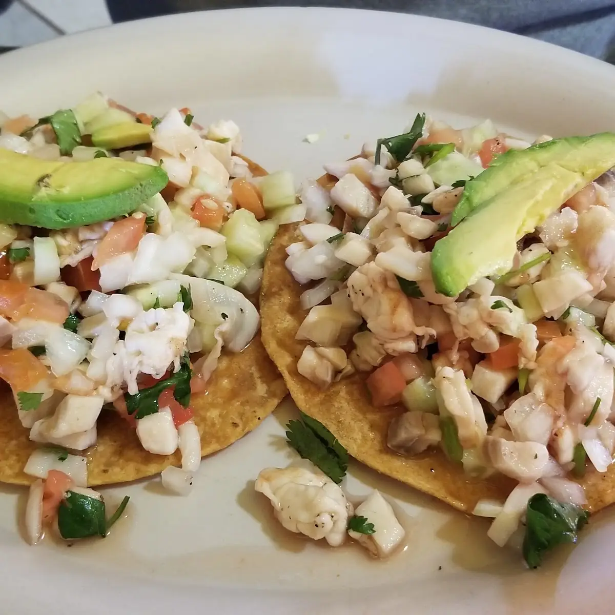 Fish Ceviche Tostada