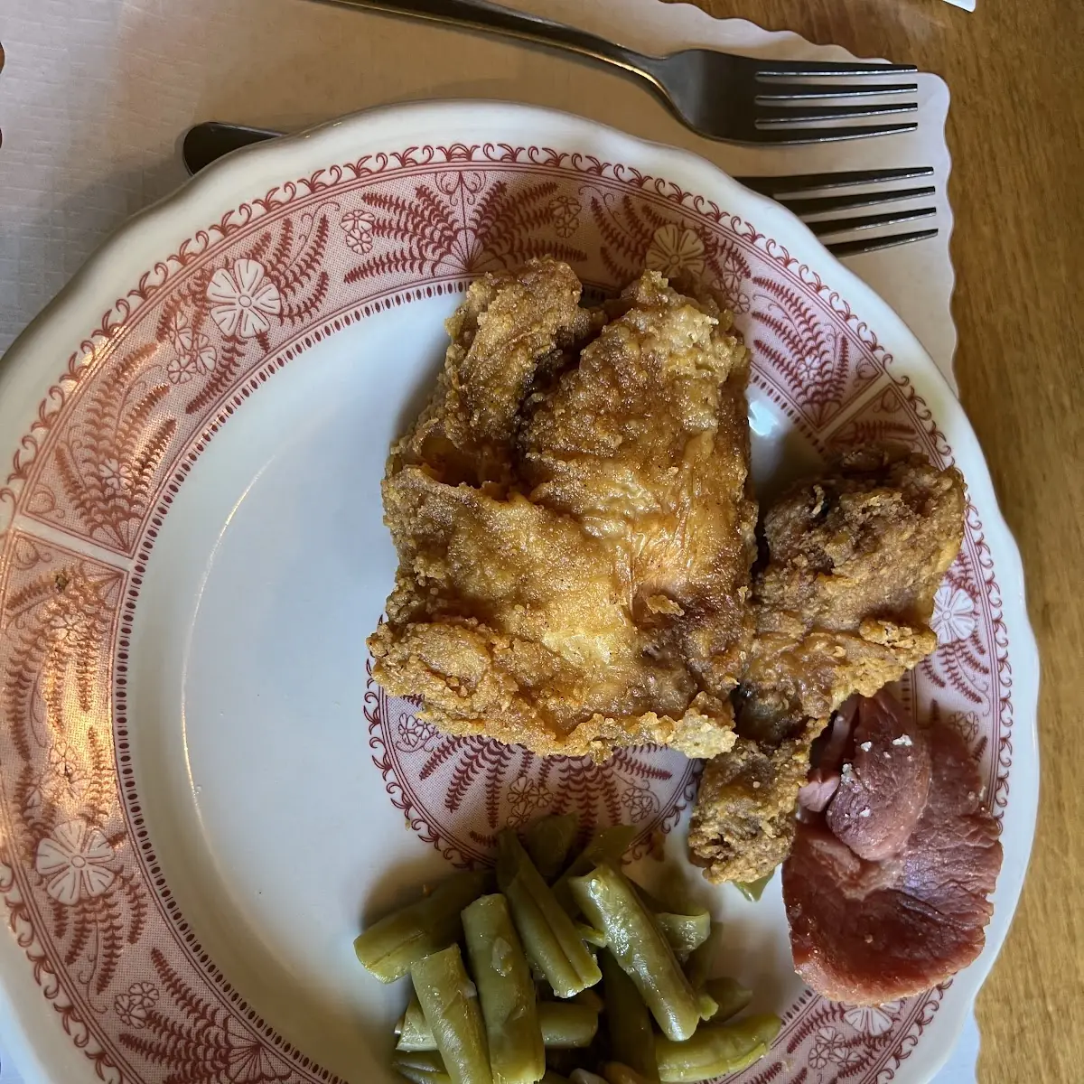 Fried Chicken and Country Ham