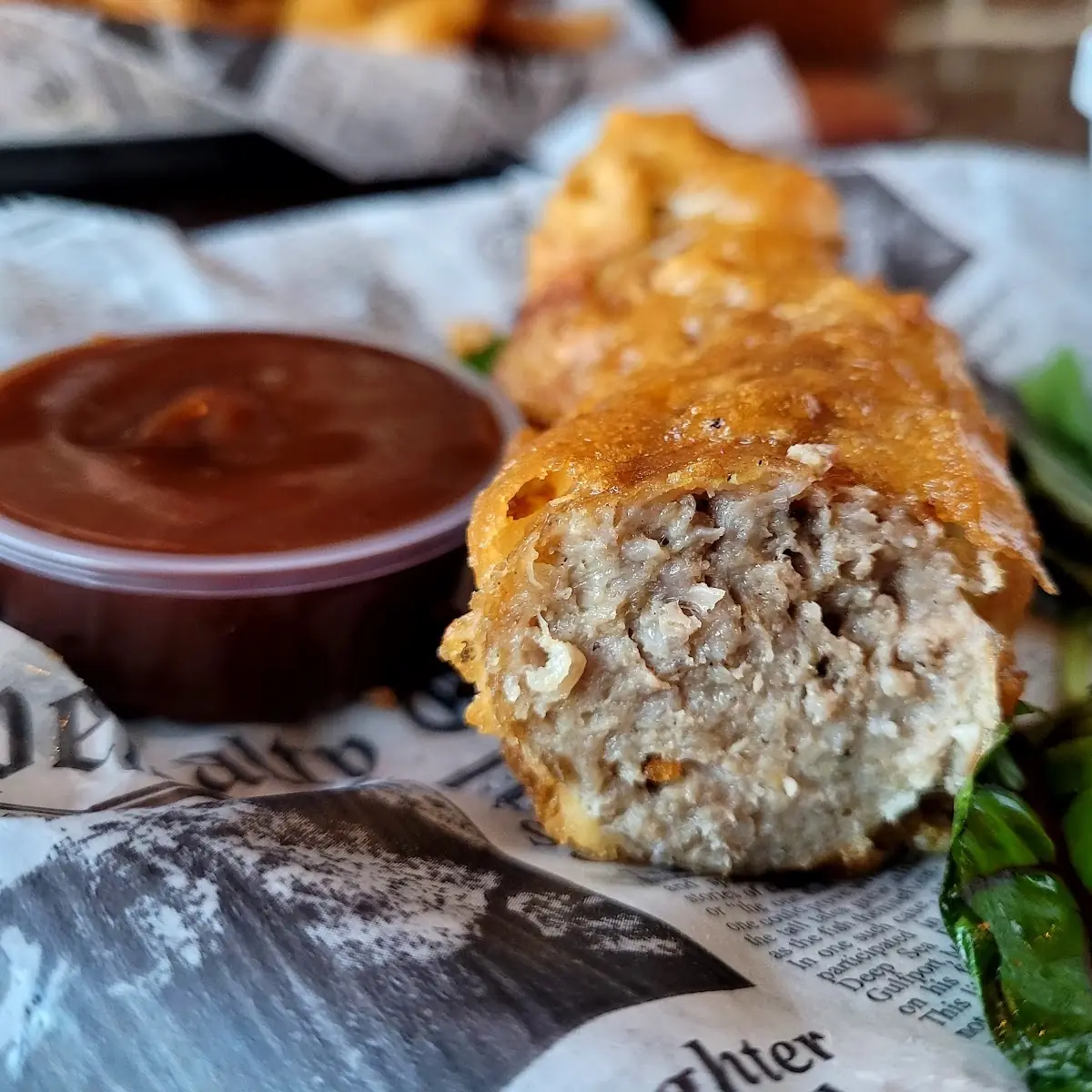 Beer Battered Sausage
