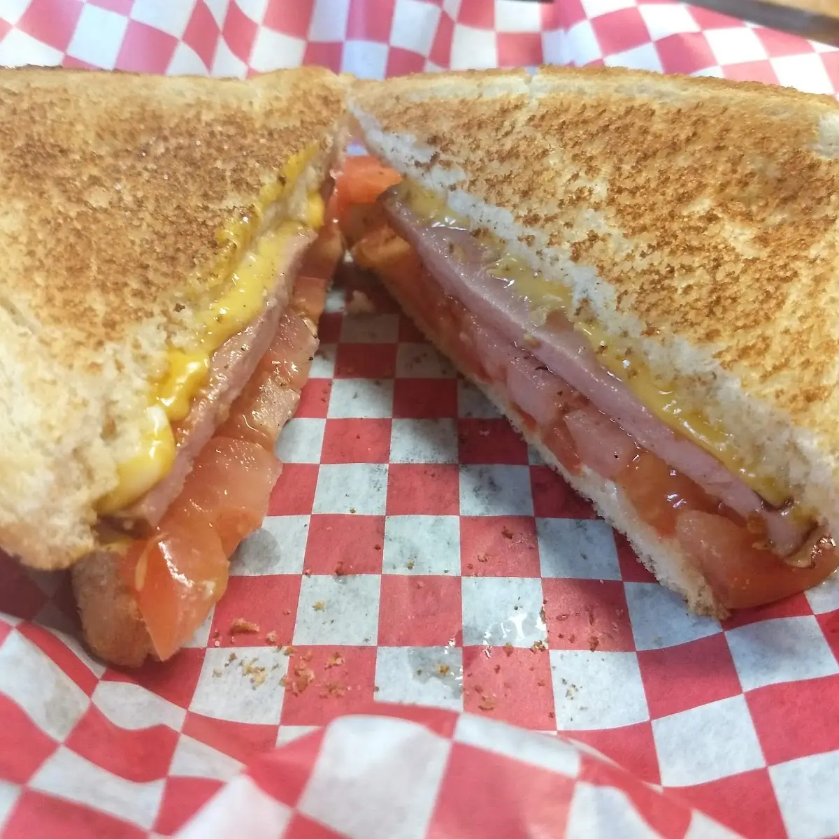 Smoked Fried Bologna Sandwich