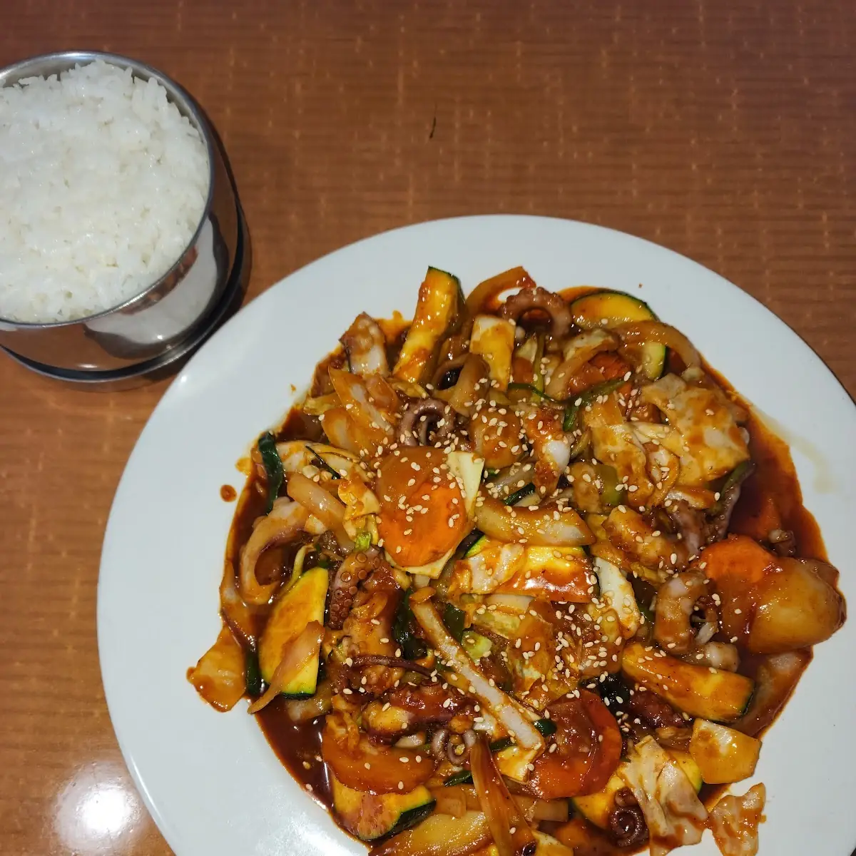 Stir Fried Baby Octopus