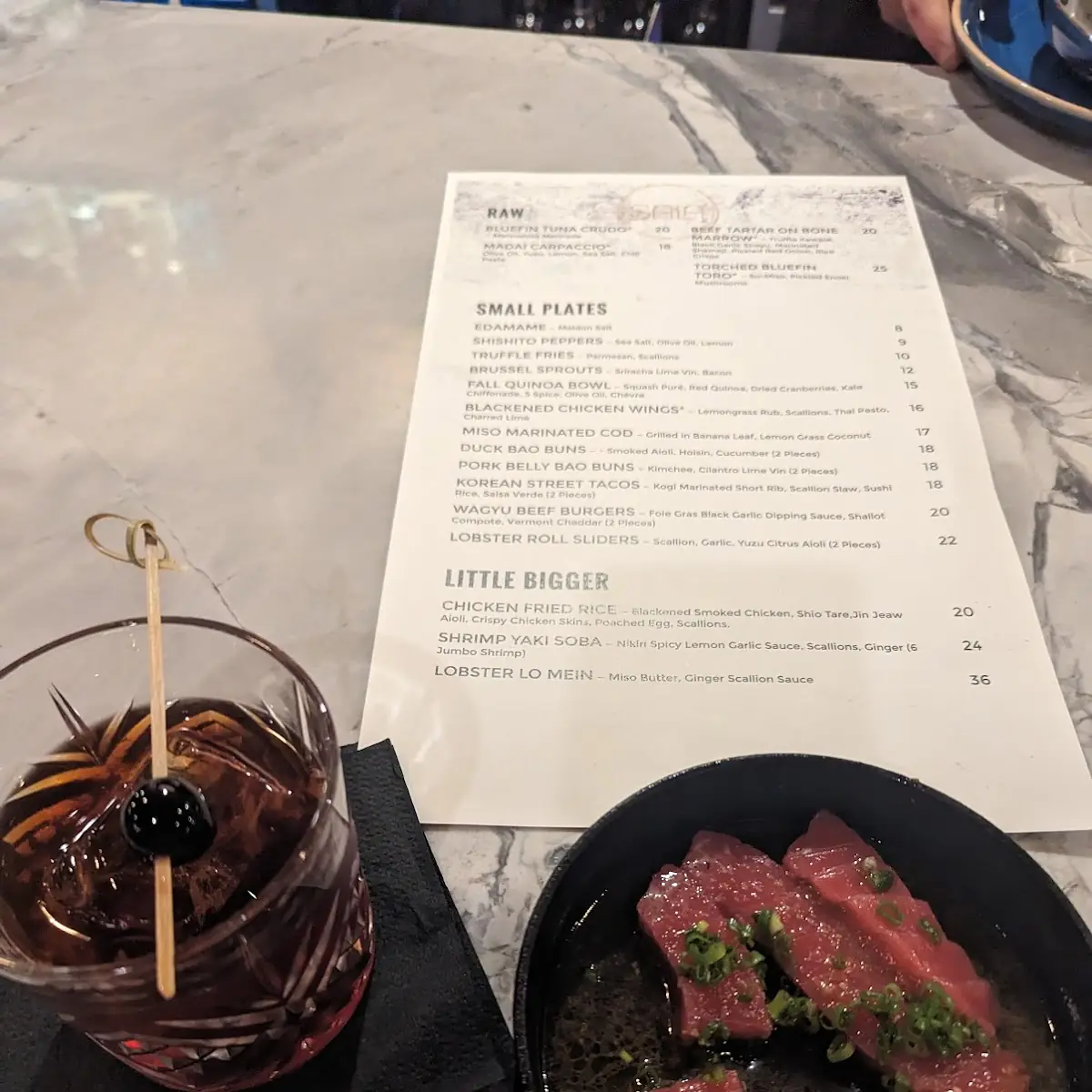 Bluefin Tuna Crudo