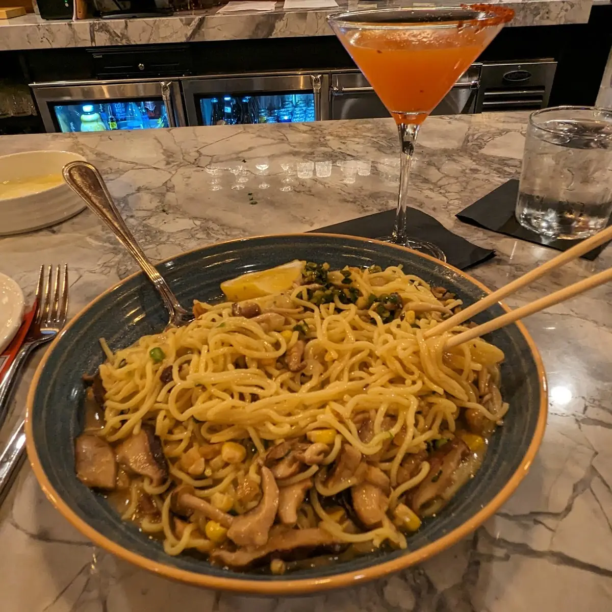 Mushroom Yaki Soba