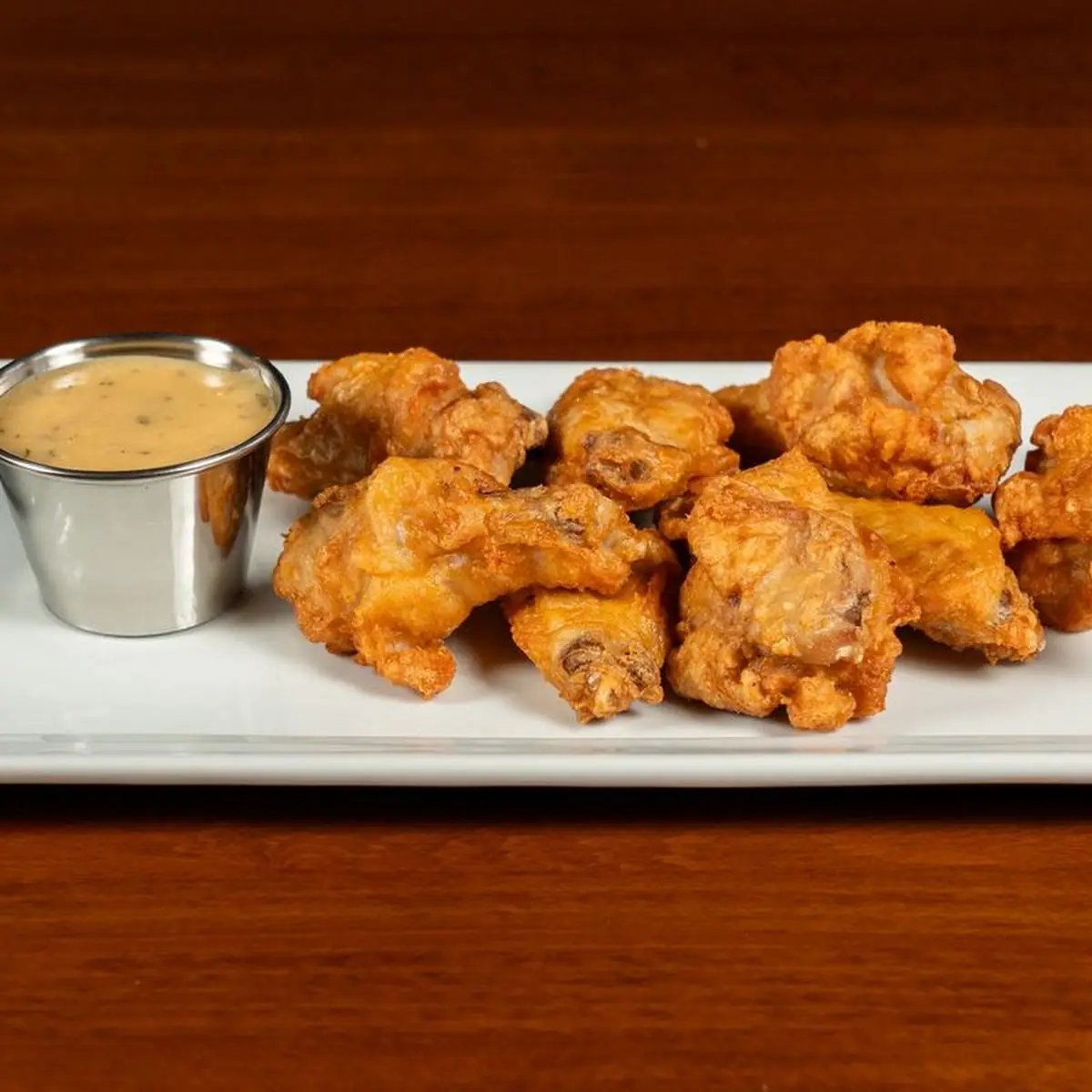 Wings with Garlic Parmesan Sauce 8