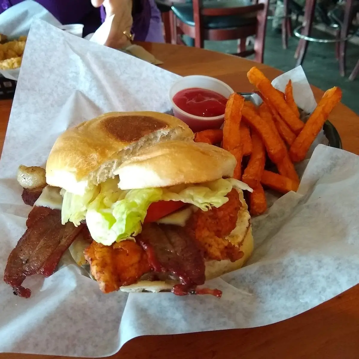 Buffalo Bacon Chicken Sandwich