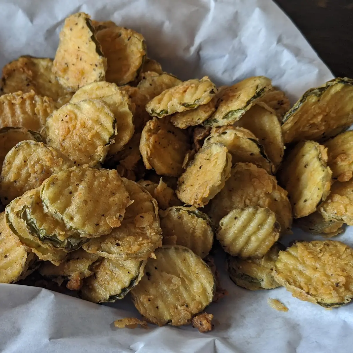 Spicy Fried Pickles