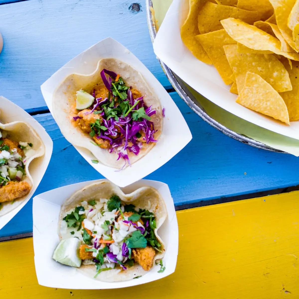 Fried Chicken Tacos