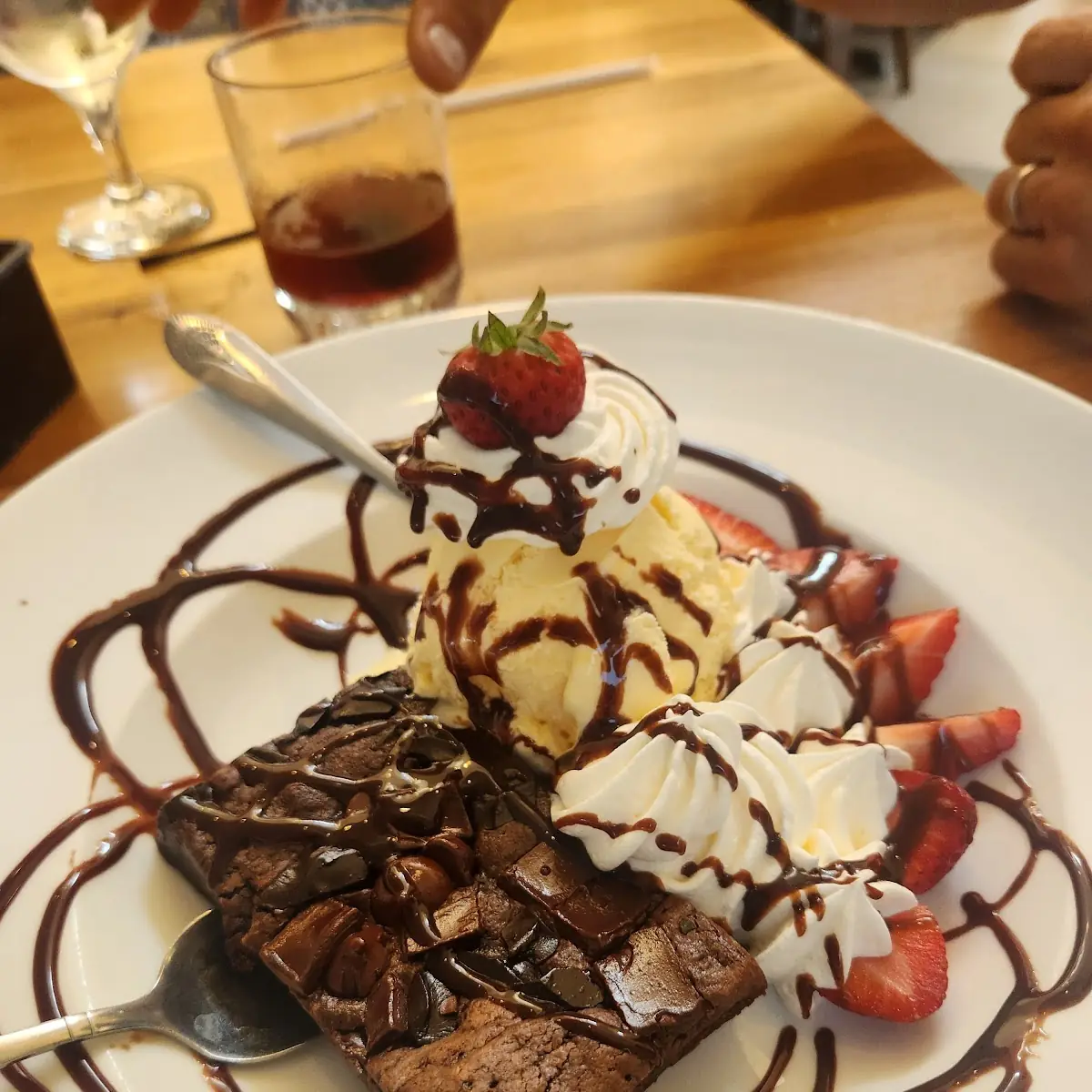 Chocolate Chunk Brownie Sundae