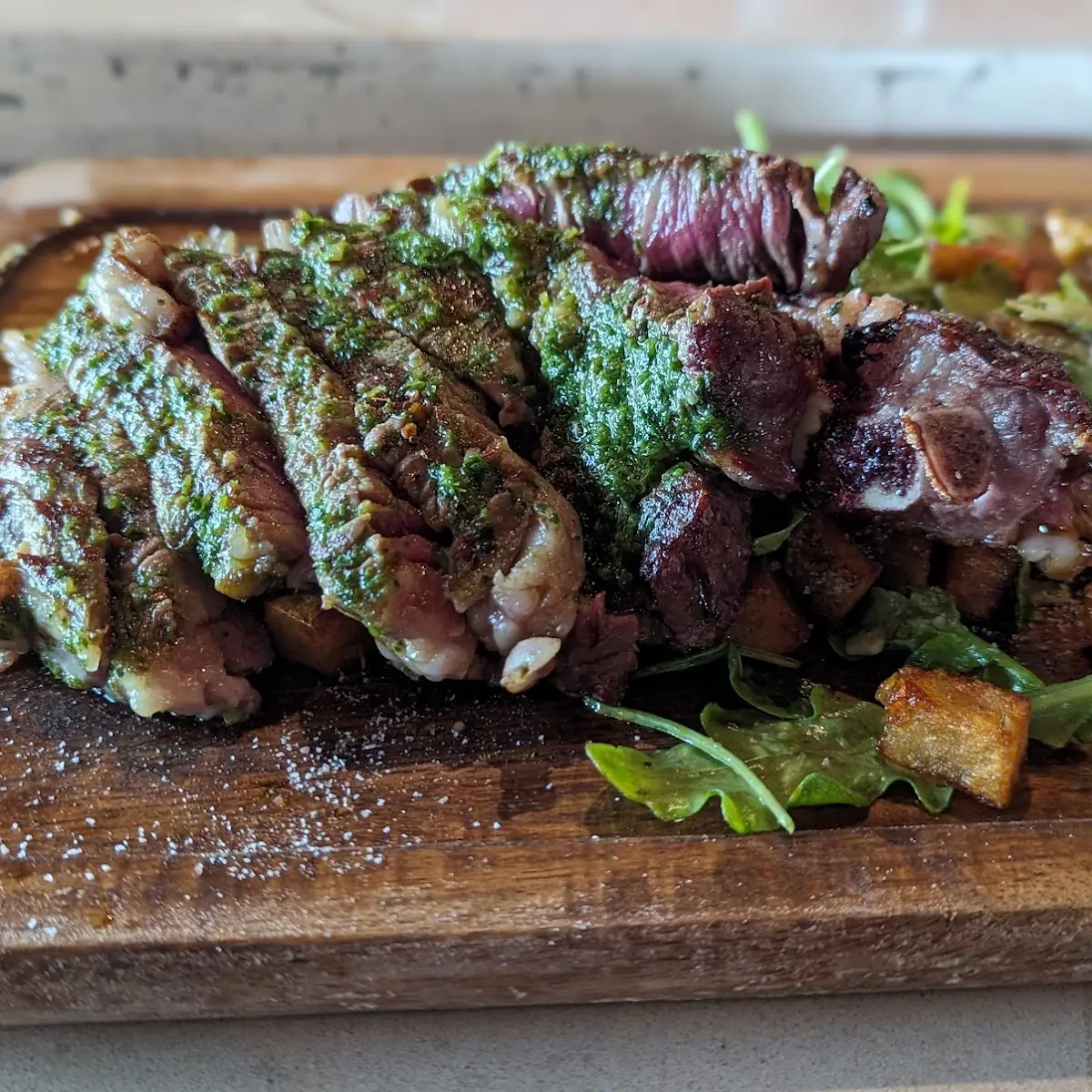 Lomo Saltado Flat Iron Steak