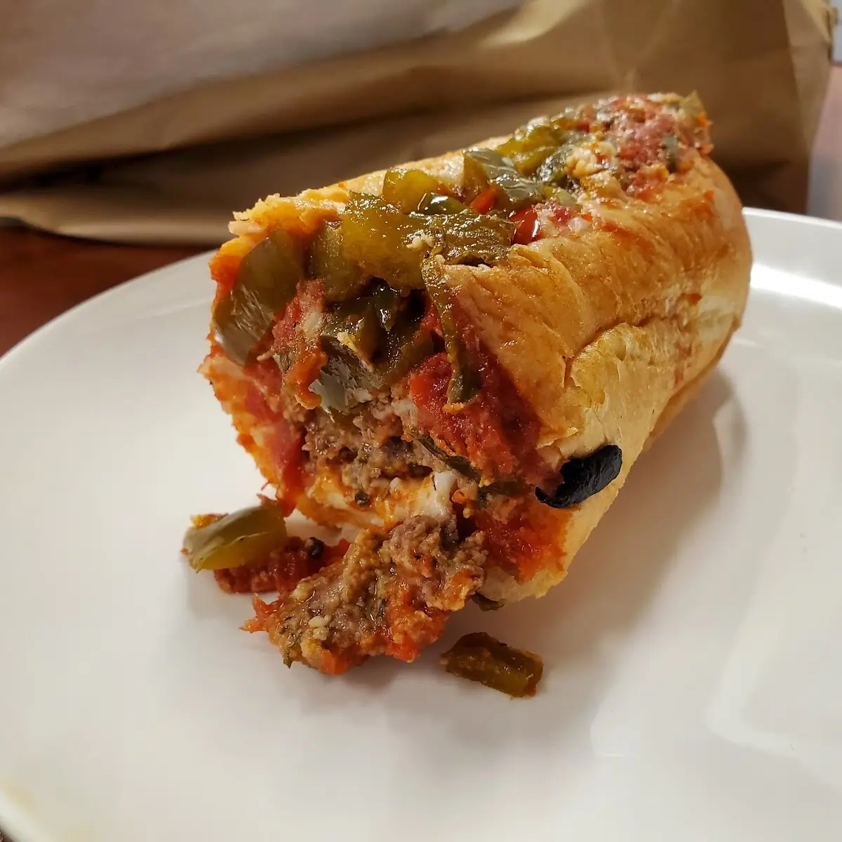 Meatball Parmigiana Sub