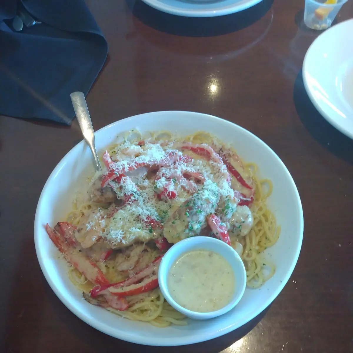 Chicken & Shrimp Carbonara