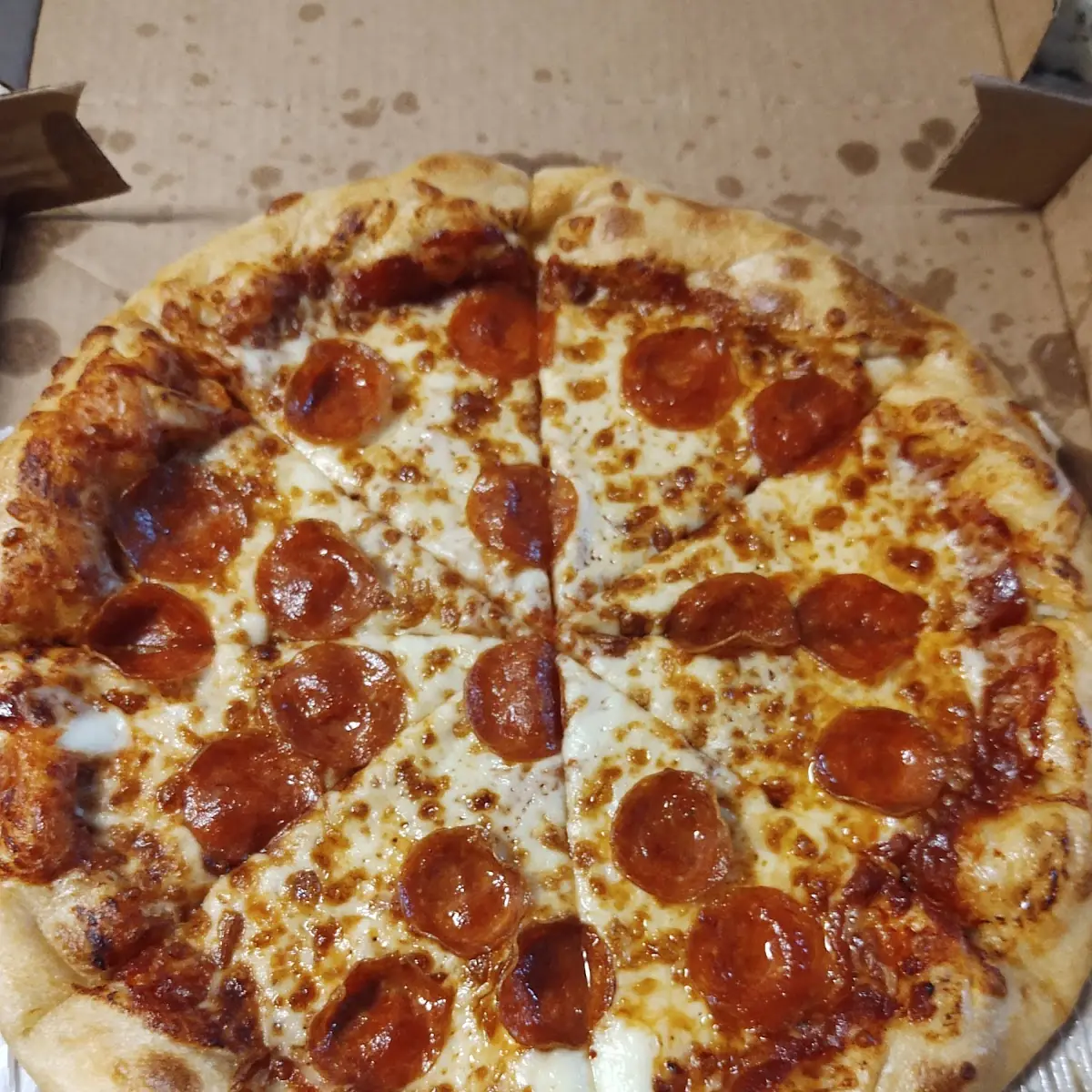 Stuffed Crust Pepperoni Pizza
