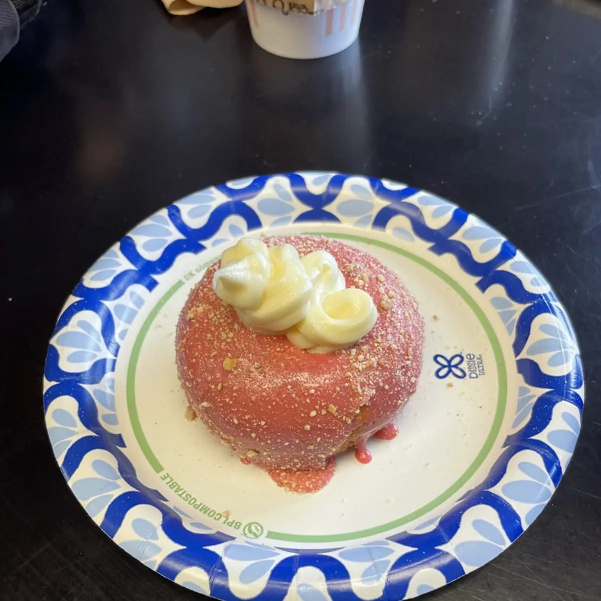 Strawberry Cheesecake Donut