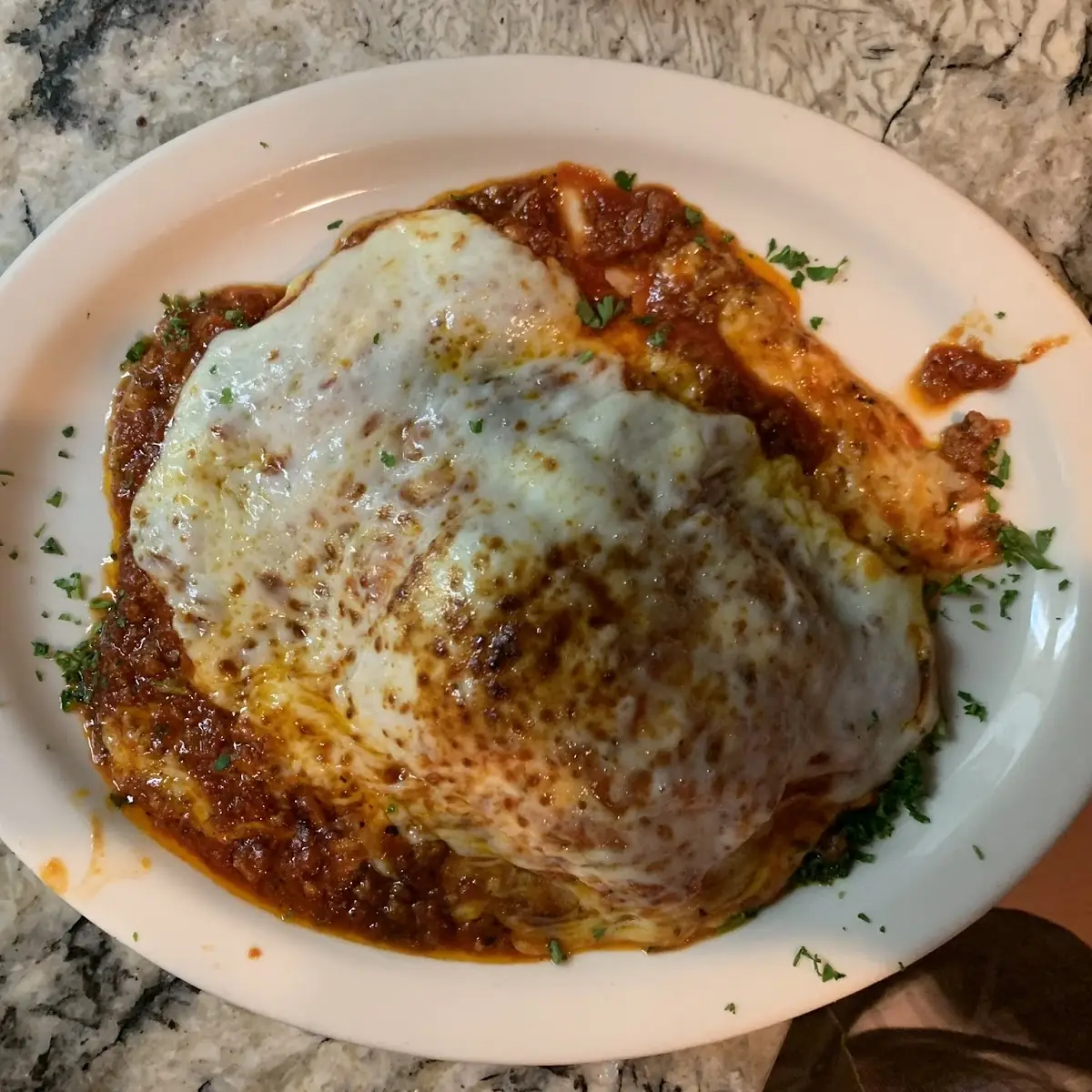 Veal Cutlet a La Parmigiana